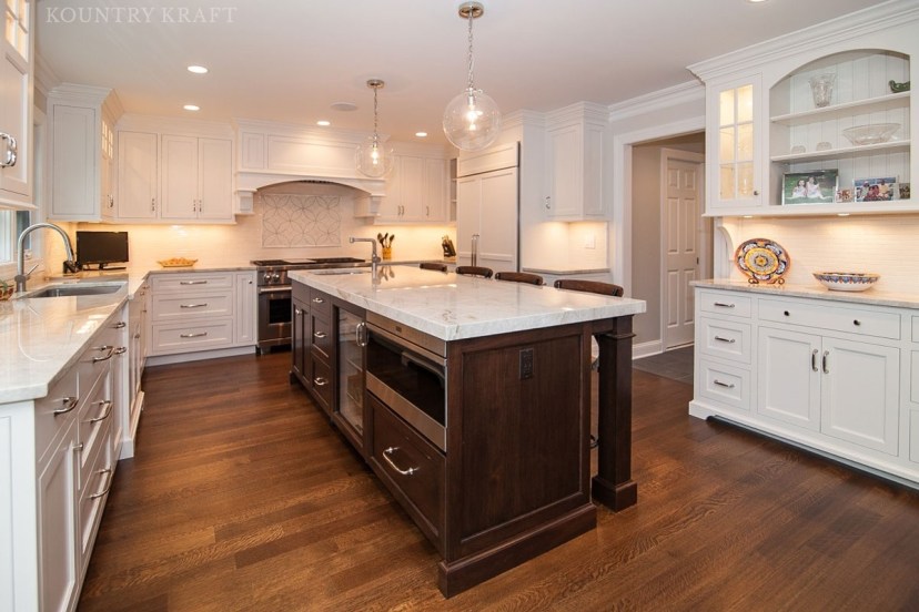 custom painted white dove cabinets in madison new jersey