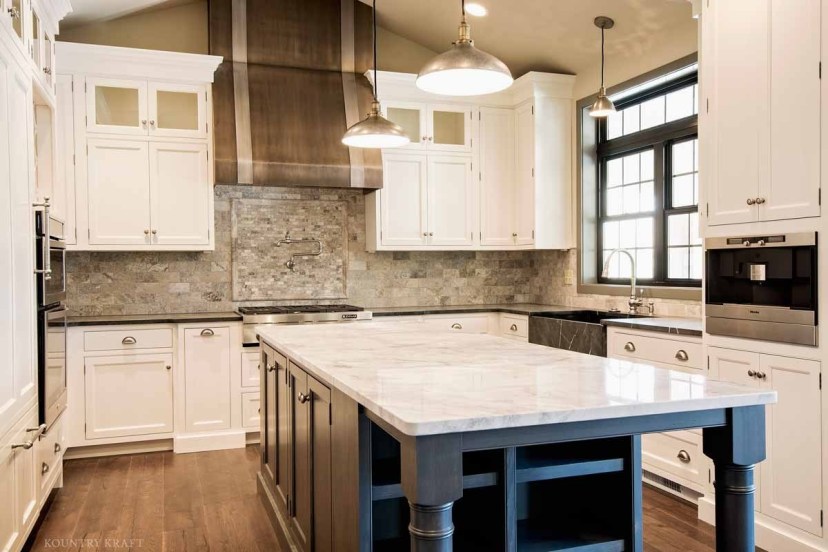 custom white dove painted cabinets in mohnton pa