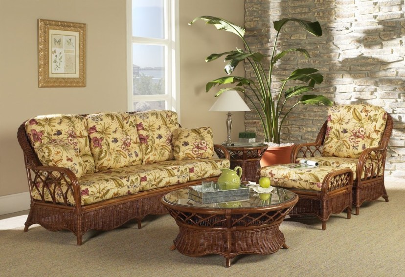 rattan living room furniture eastwind 5 piece rattan living room set from classic rattan model 9300