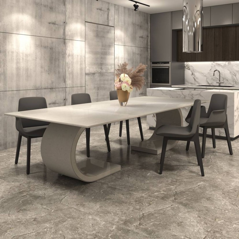 ferrara double stone dining table steve bristow furniture ferrara double stone dining table steve bristow furniture
