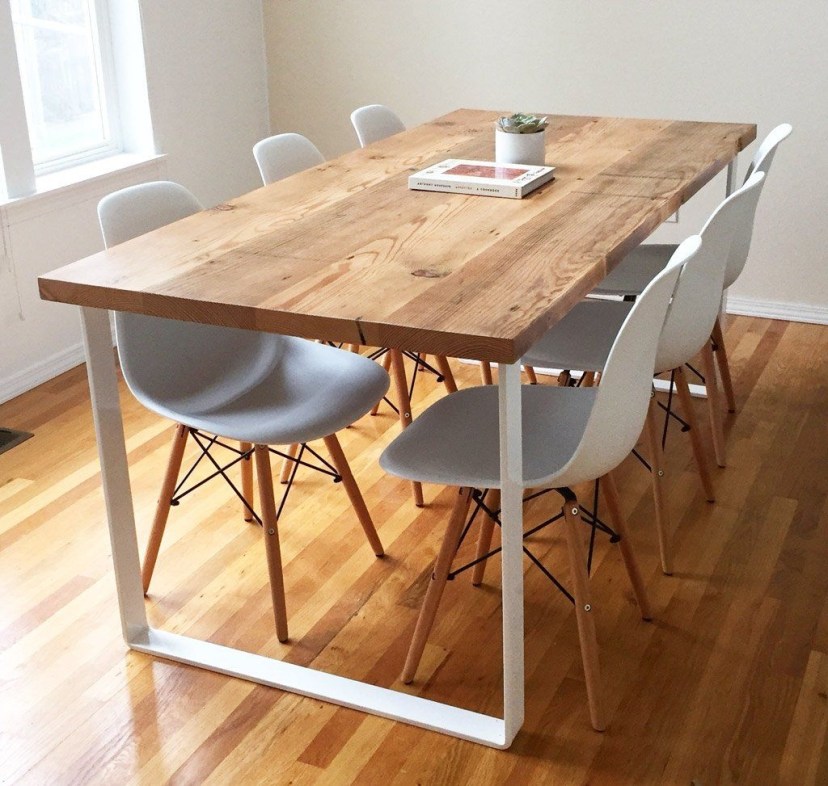 gloss white metal table legs and table bases symmetry