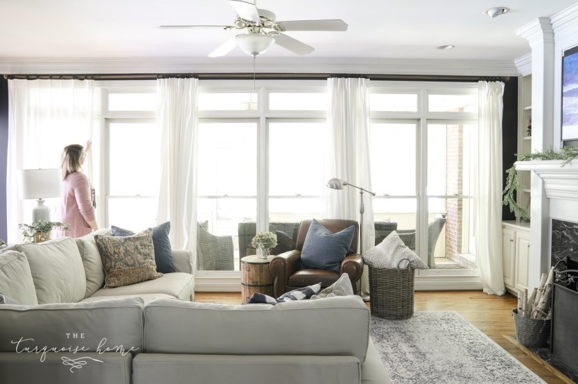 how to find and hang an extra long curtain rod the how to find and hang an extra long curtain rod the