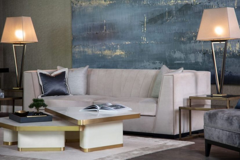 blue and gold living room luxury living room in contemporary grey blue and gold tones