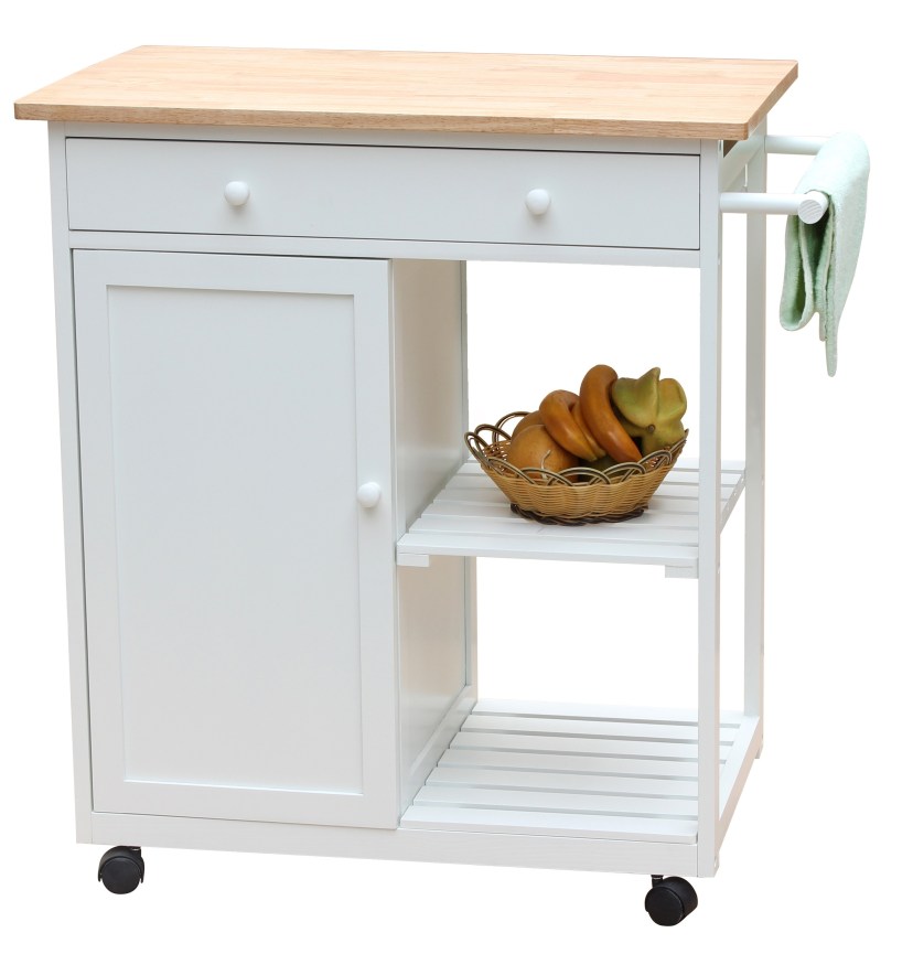 modern wooden mobile kitchen island cart on wheels wooden