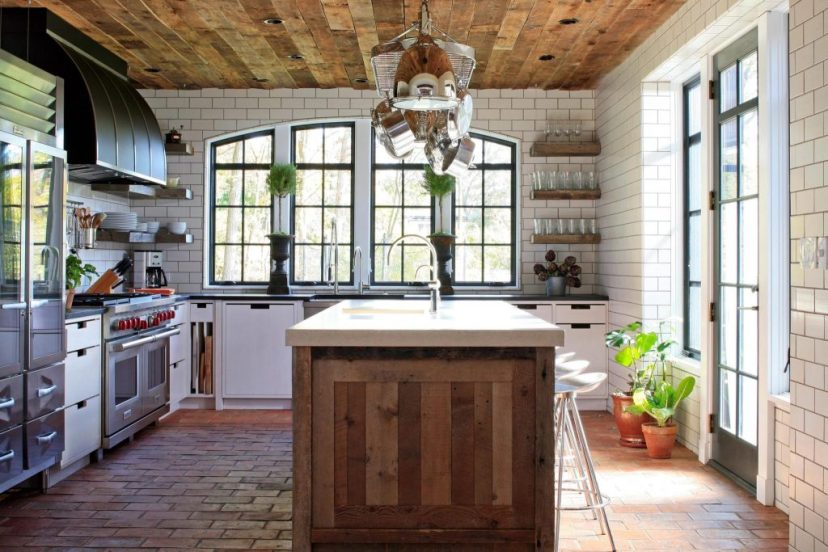 stunning kitchens with wood ceilings chairish blog