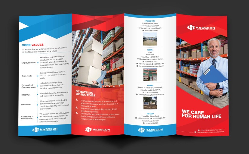 4 fold brochure