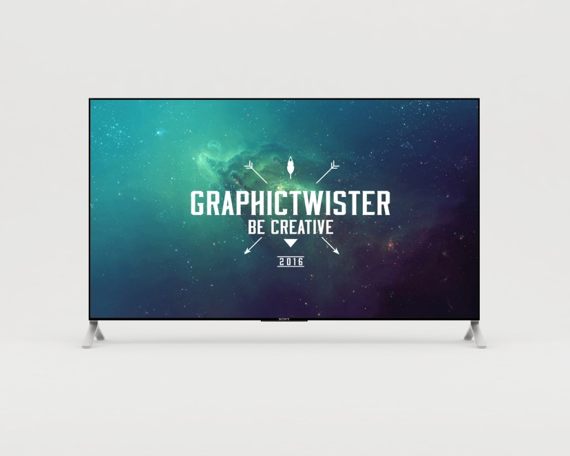 4k tv mockup