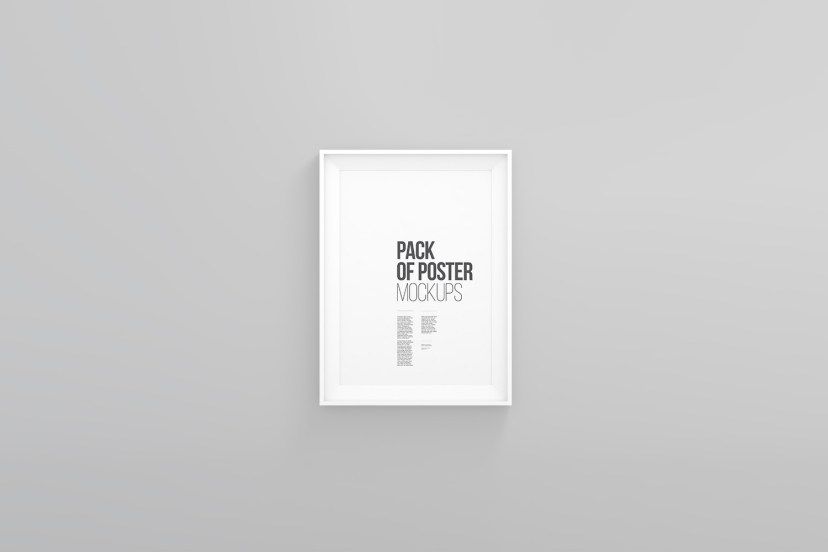 a3 poster frame mockup free mockup