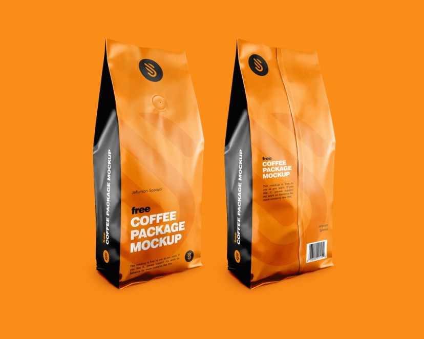 coffee package mockups mockup world