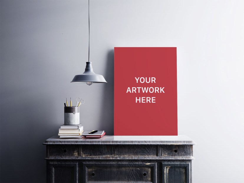 free premium quality photo poster frame mockup psd good