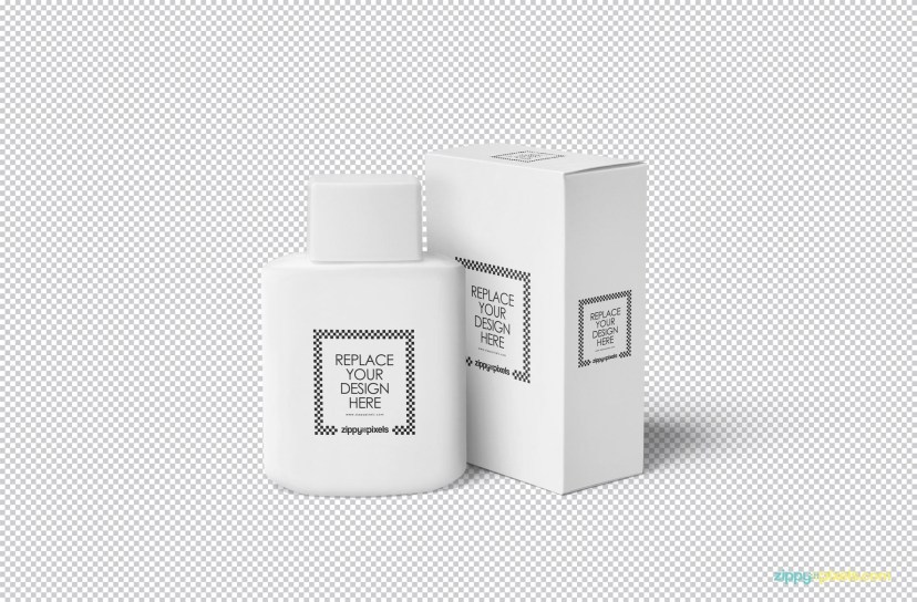 free realistic cosmetic bottle mockup zippypixels bottle