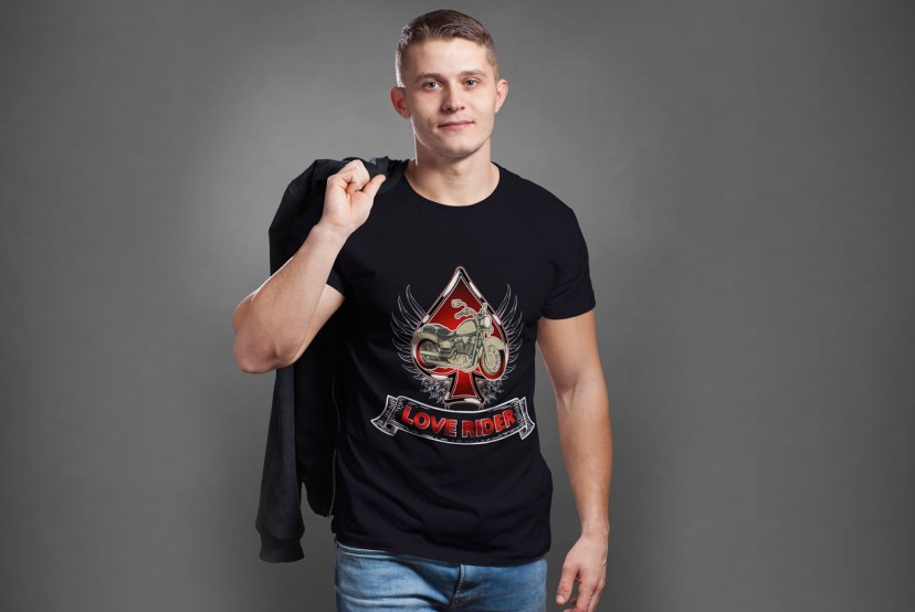 free t shirt mockup with model daily mockup