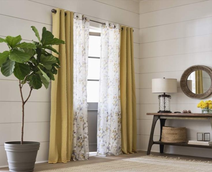 idea jcpenney on farmhouse grommet top curtains