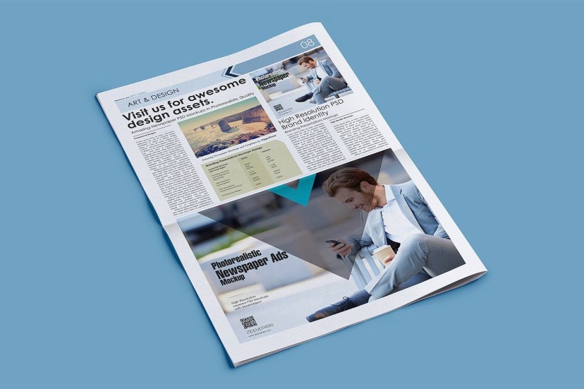 newspaper mockup psds vol 3 newspaper advertising design