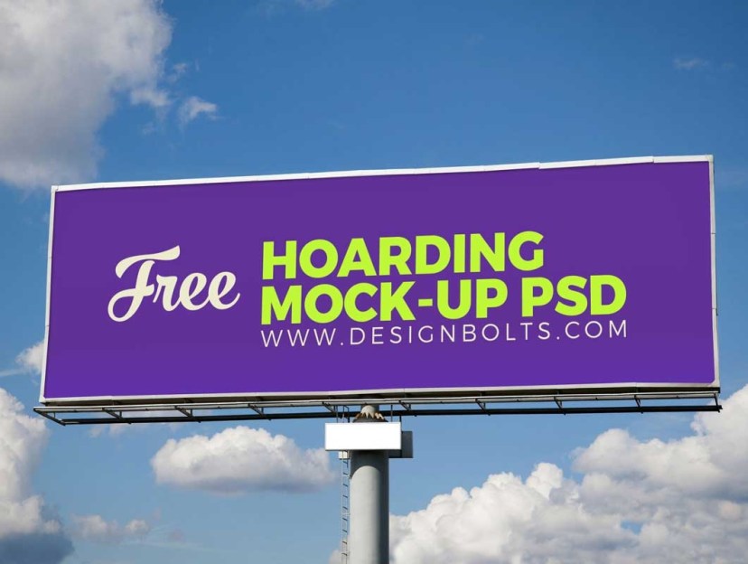 outdoor advertising hoarding psd mockup psd mockups