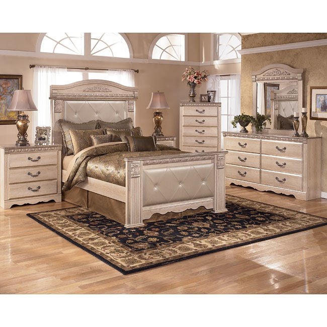 silverglade mansion bedroom set signature design