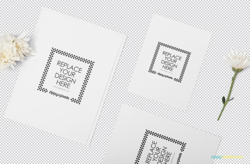 wedding invitation mockup psd free zippypixels